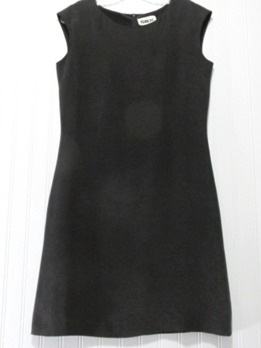 SILX Velvety Charcoal Black Sleeveless Dress, Size 4